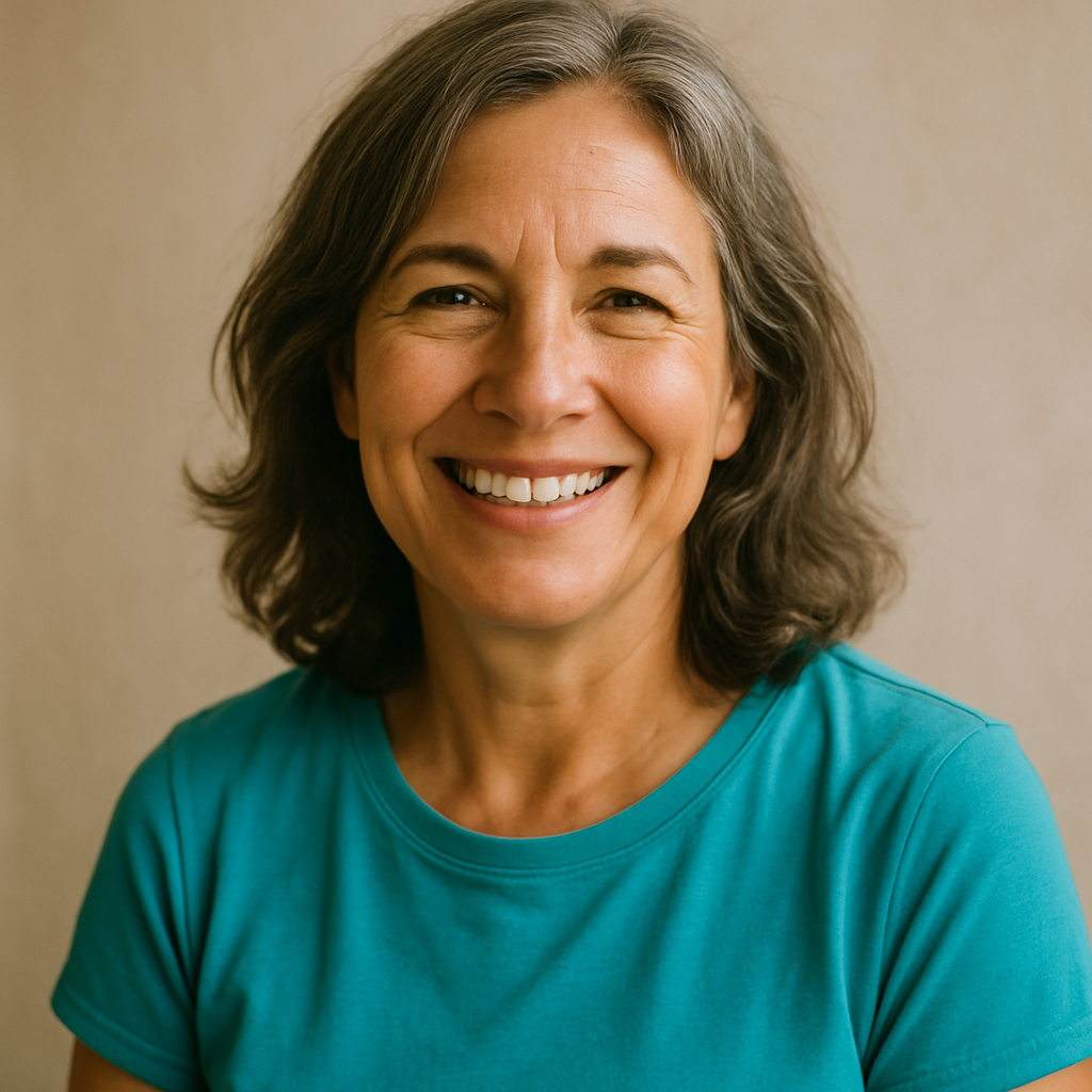 Smiling woman in her 50s — member of The Oxfordshire Dating Site